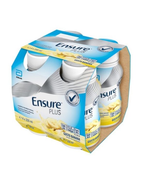 Ensure Plus Ipercalorico Banana 4x200ml